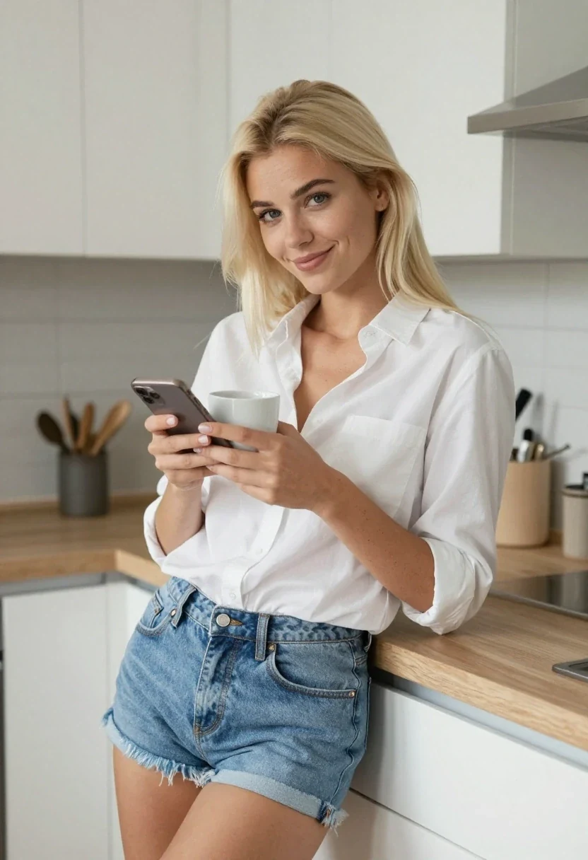 Réka Farkas, realistic AI girlfriend