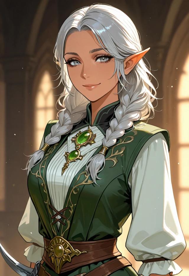 Jaheira, anime AI girlfriend