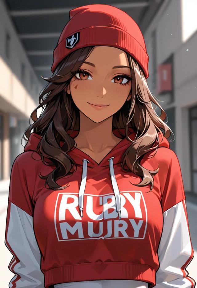 Ruby, anime AI girlfriend