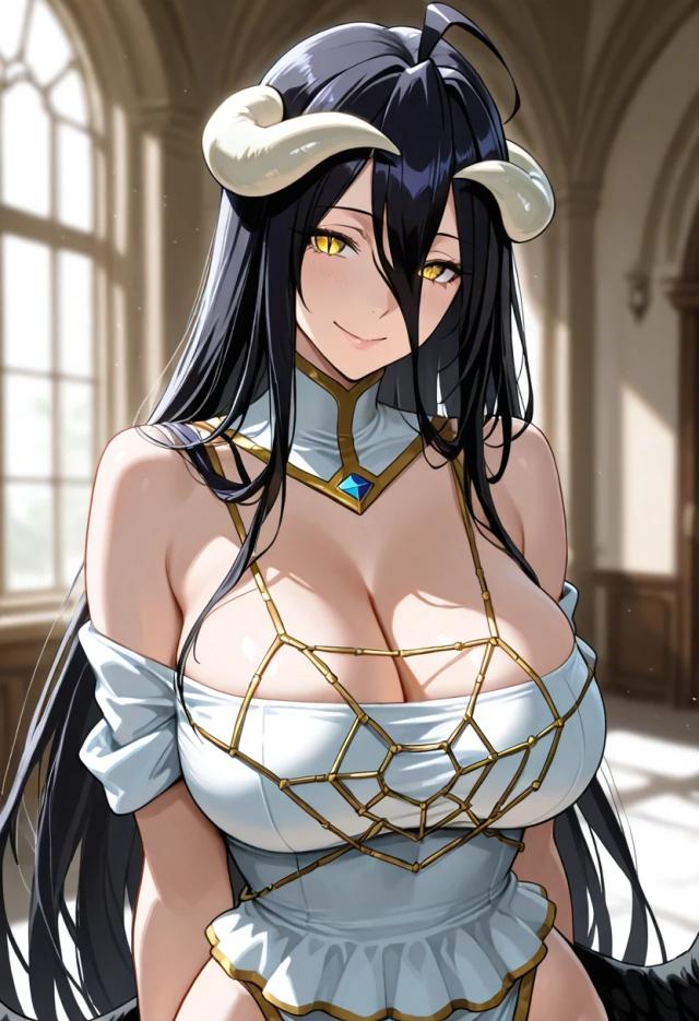 Albedo, anime AI girlfriend