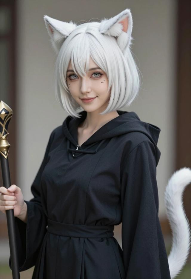 Y'shtola, realistic AI girlfriend