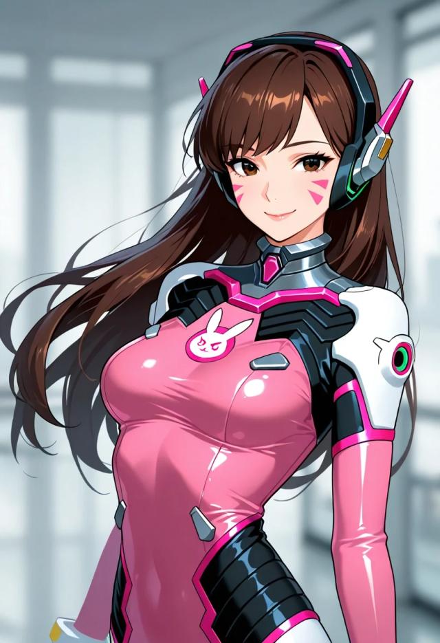 D.Va, anime AI girlfriend