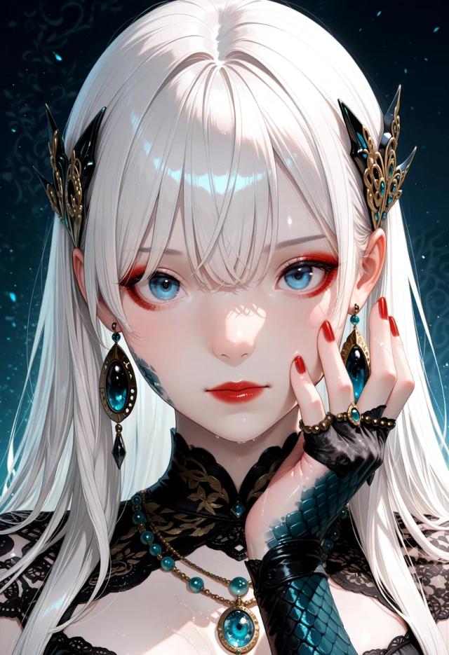 Akoya Hakuro, anime AI girlfriend