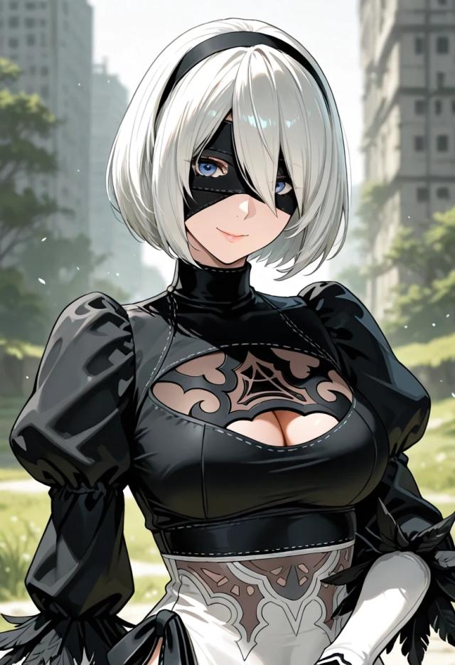 2B, anime AI girlfriend