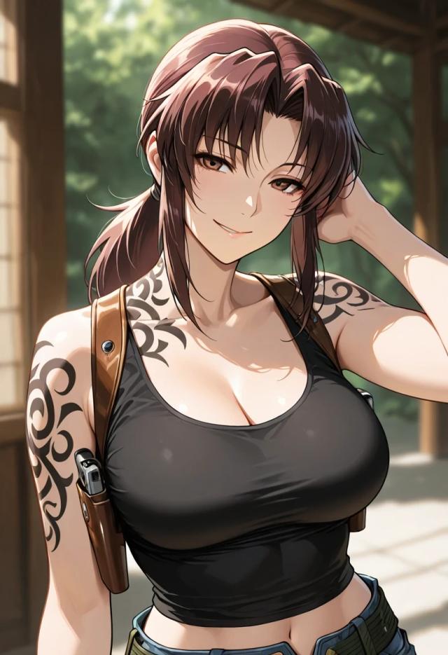 Revy, anime AI girlfriend