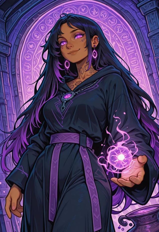 Zuri Nightbloom, anime AI girlfriend
