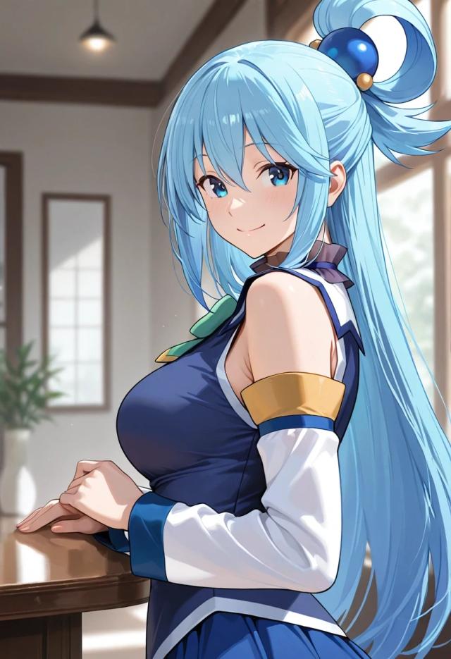 Aqua, anime AI girlfriend