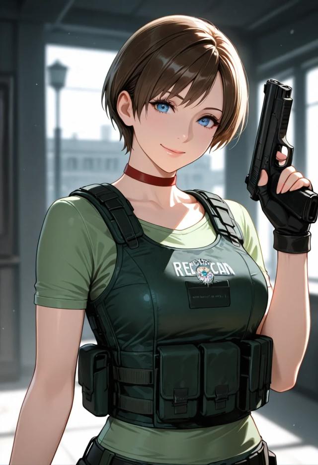 Rebecca Chambers, anime AI girlfriend